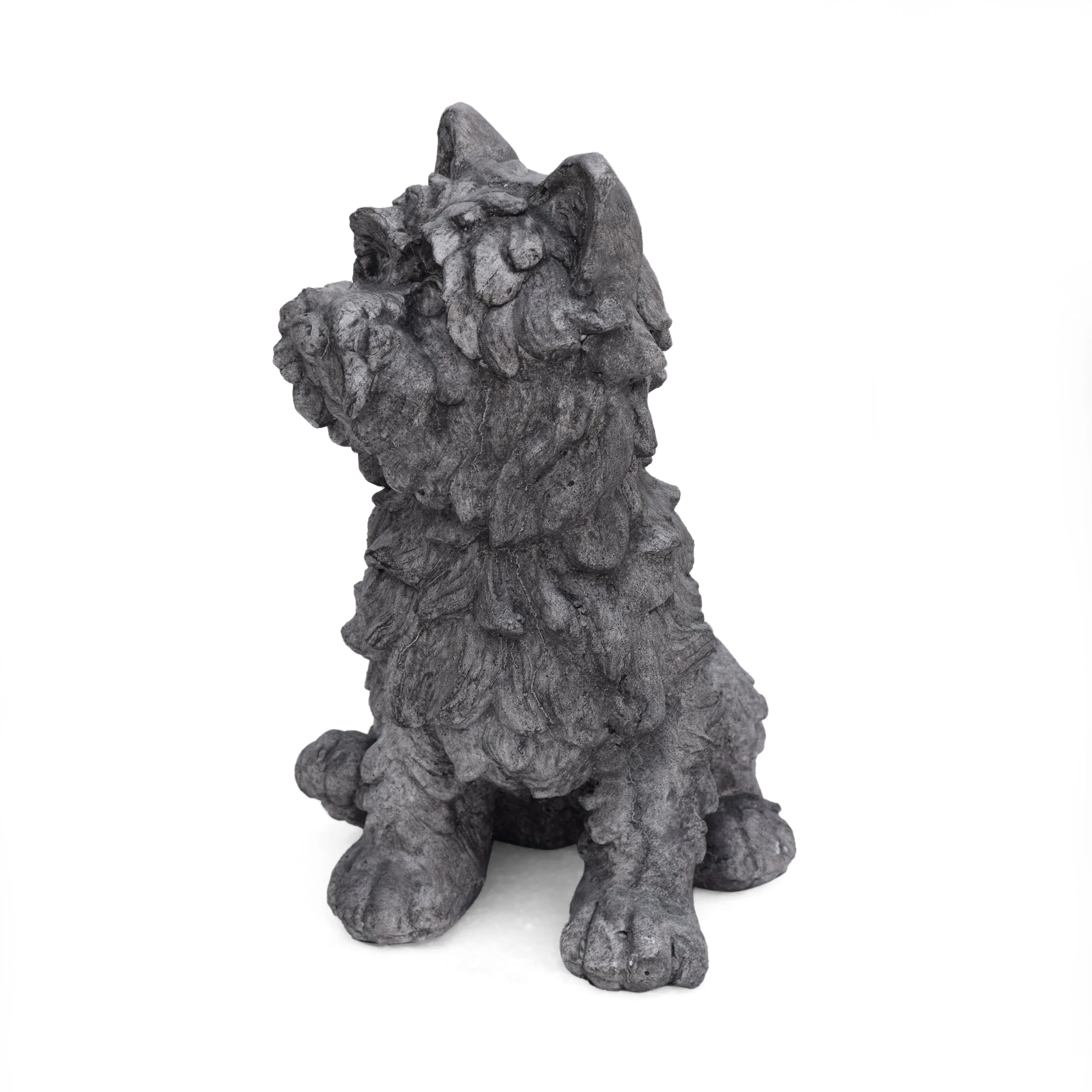 Cricket Dog Cast Stone Garden Statue - Image 5