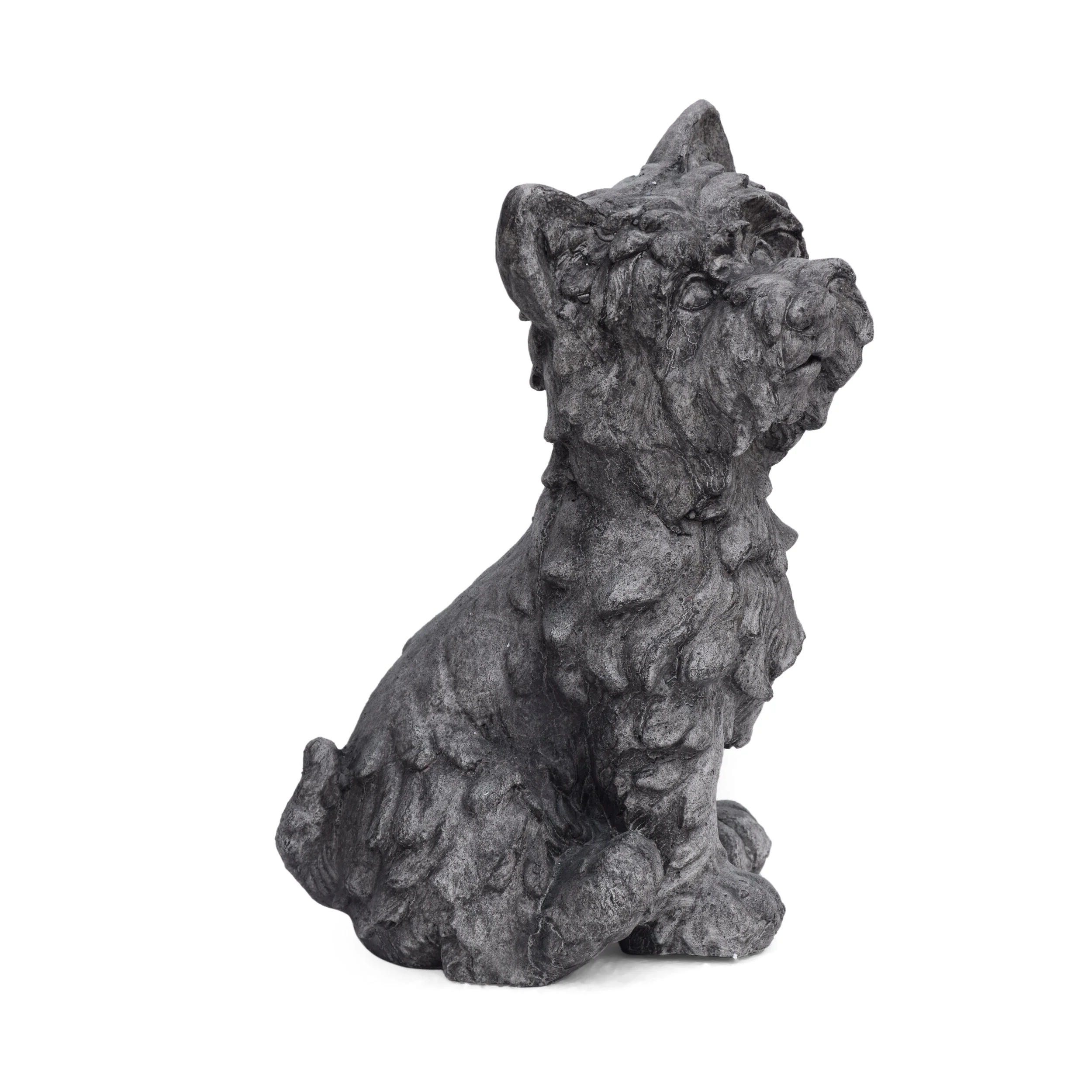Cricket Dog Cast Stone Garden Statue - Image 6