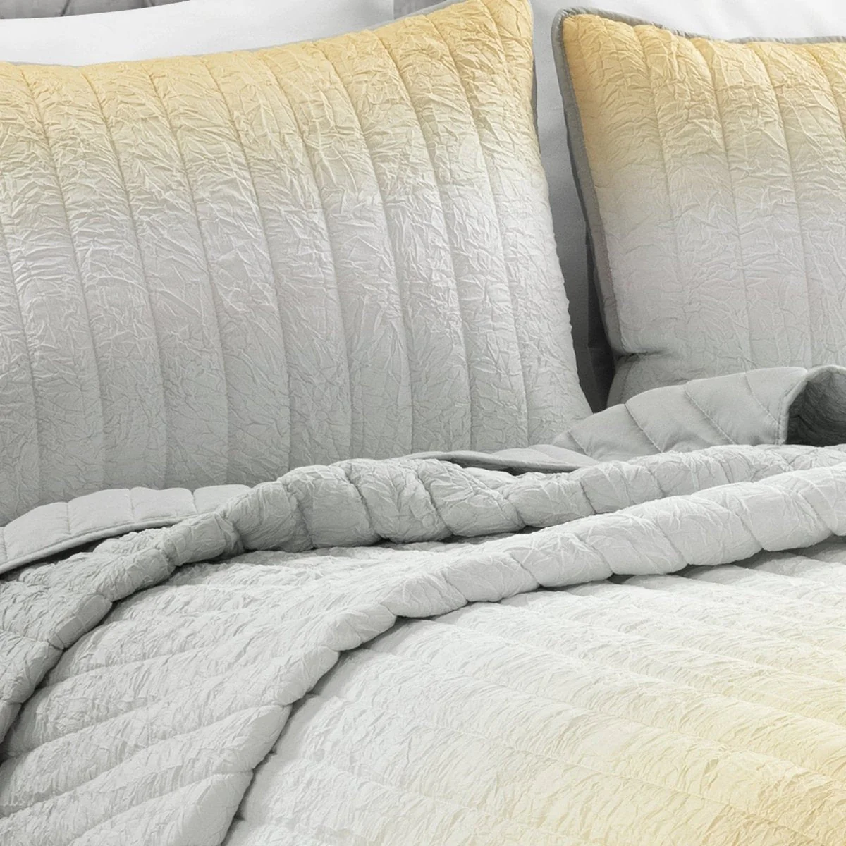 Crinkle Ombre Oversized Quilt 3 Piece Set - Image 13