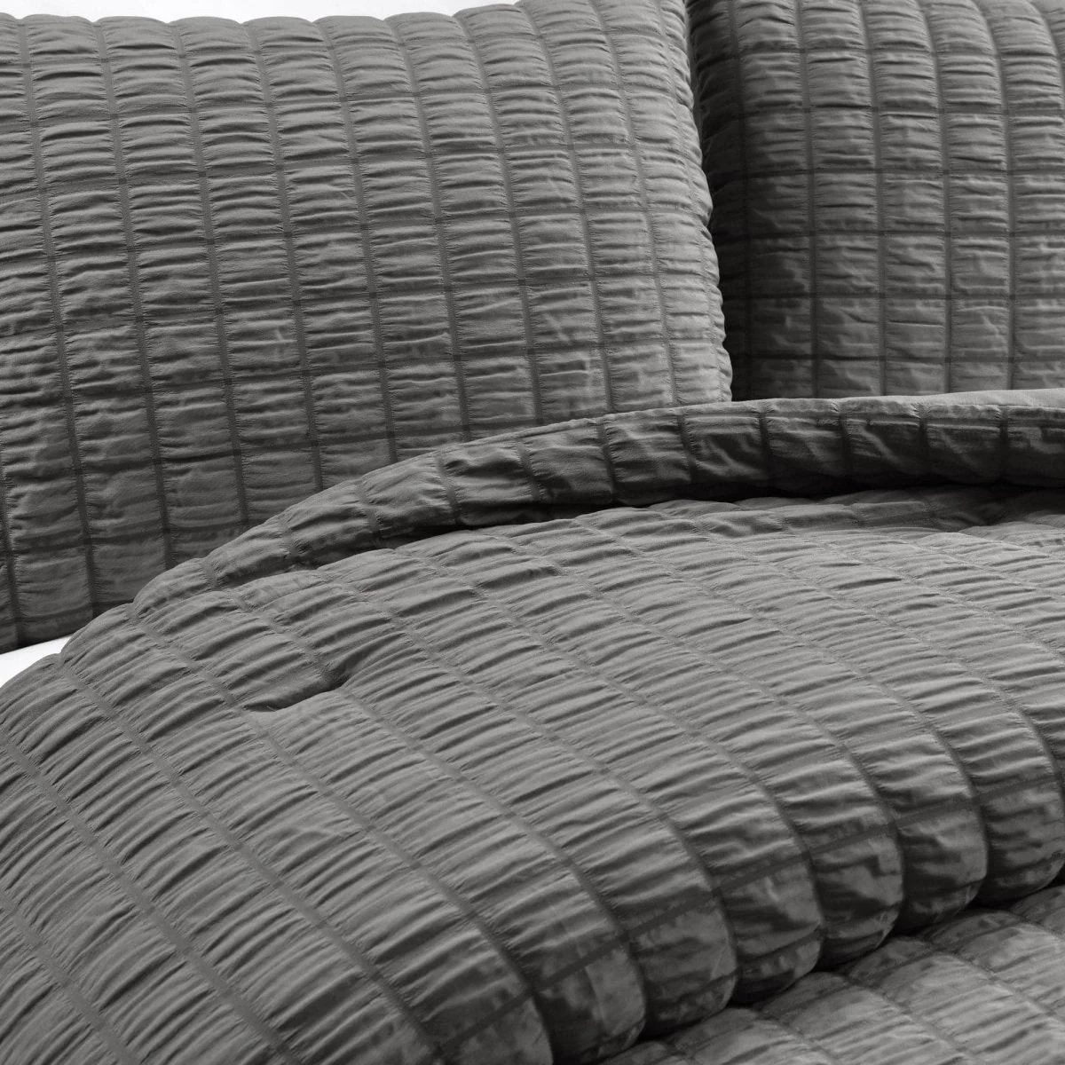 Crinkle Textured Dobby Comforter Set - Image 15