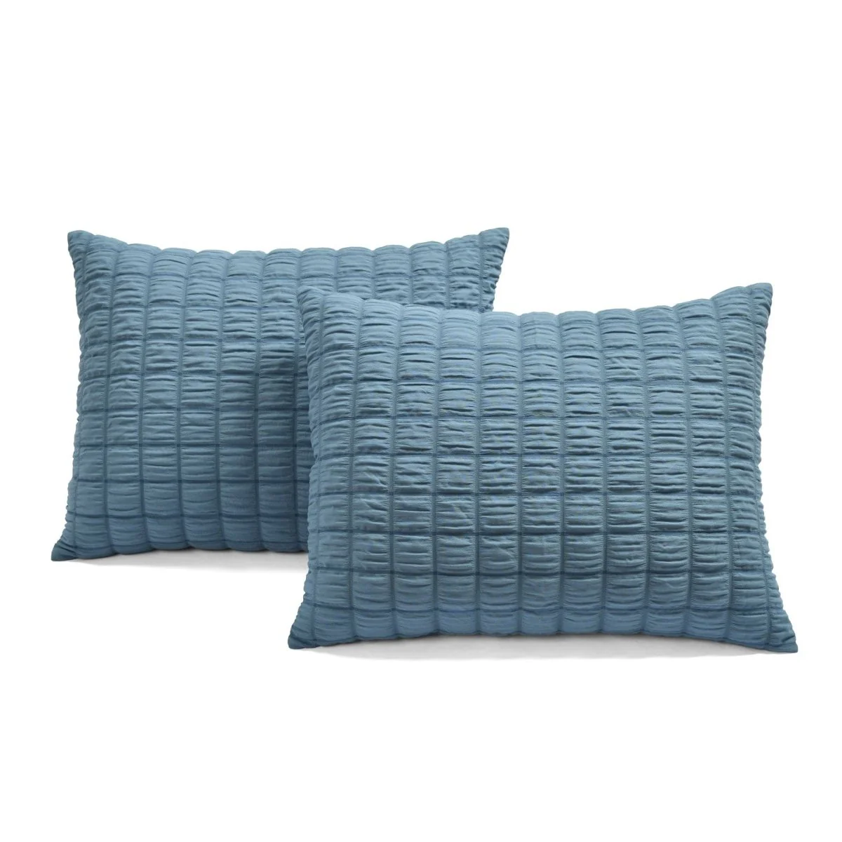 Crinkle Textured Dobby Comforter Set - Image 17