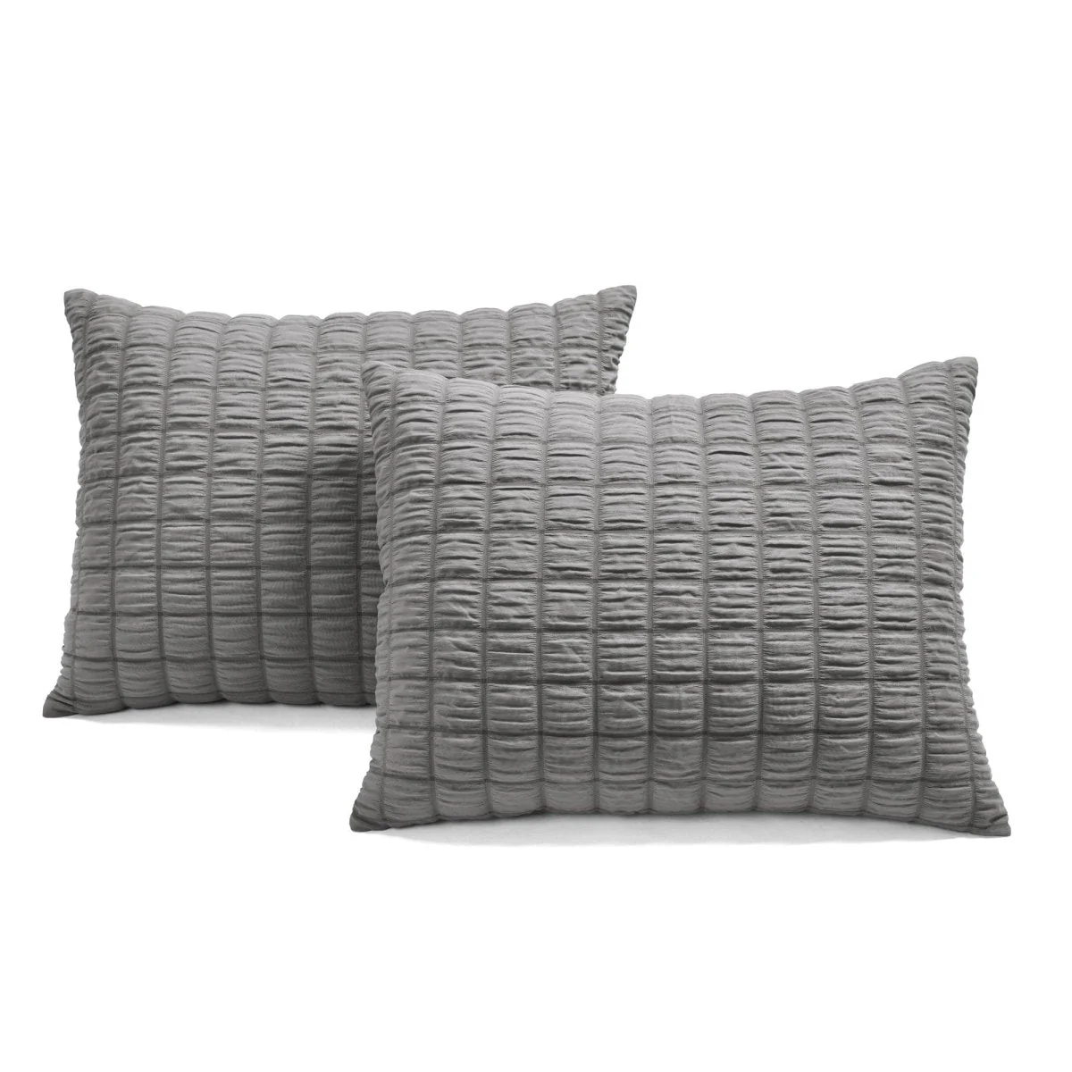 Crinkle Textured Dobby Comforter Set - Image 19