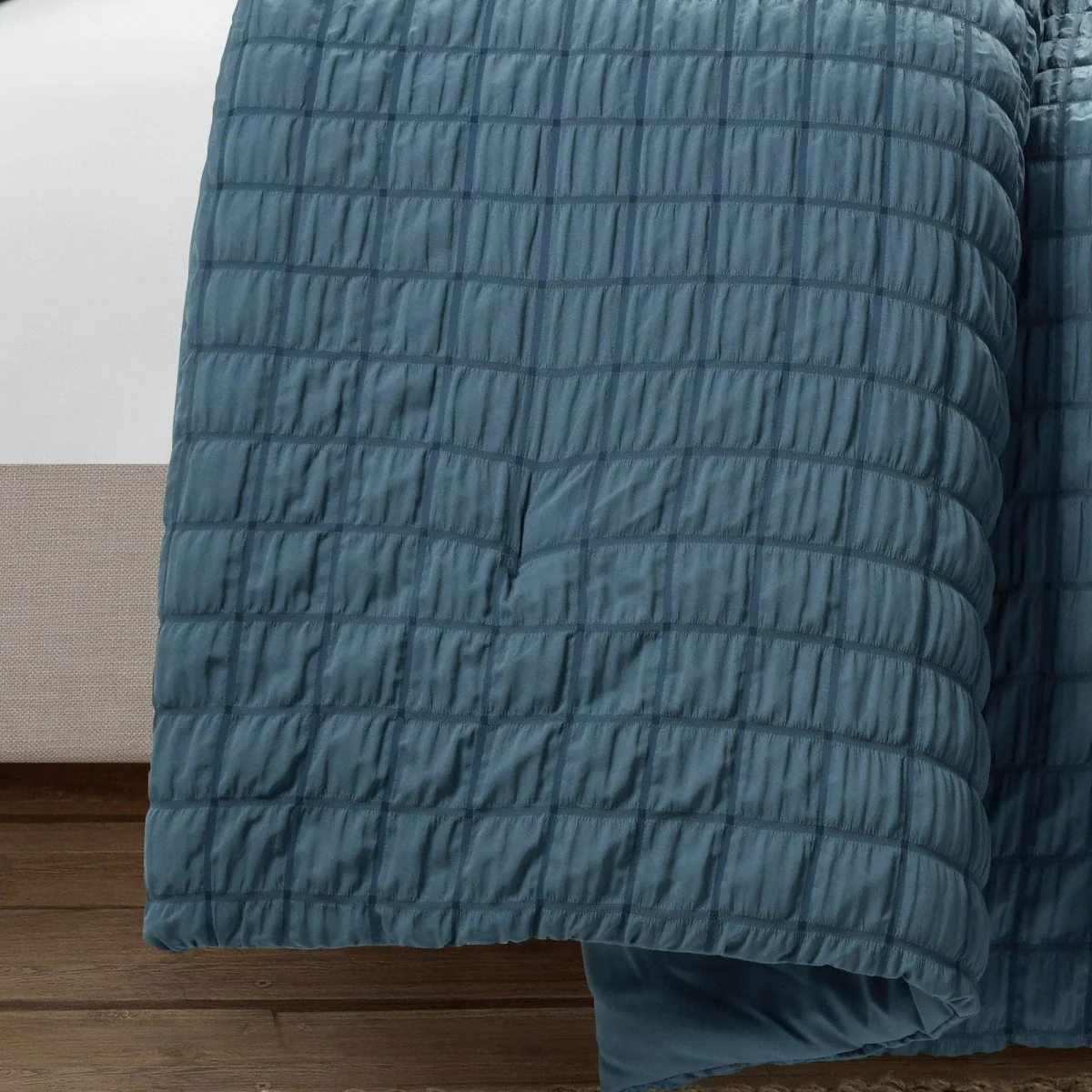 Crinkle Textured Dobby Comforter Set - Image 21