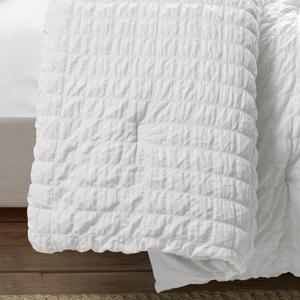 Crinkle Textured Dobby Comforter Set - Image 22