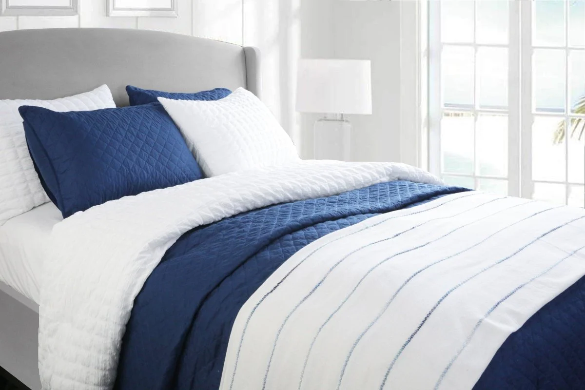 Crinkle Textured Dobby Comforter Set - Image 29
