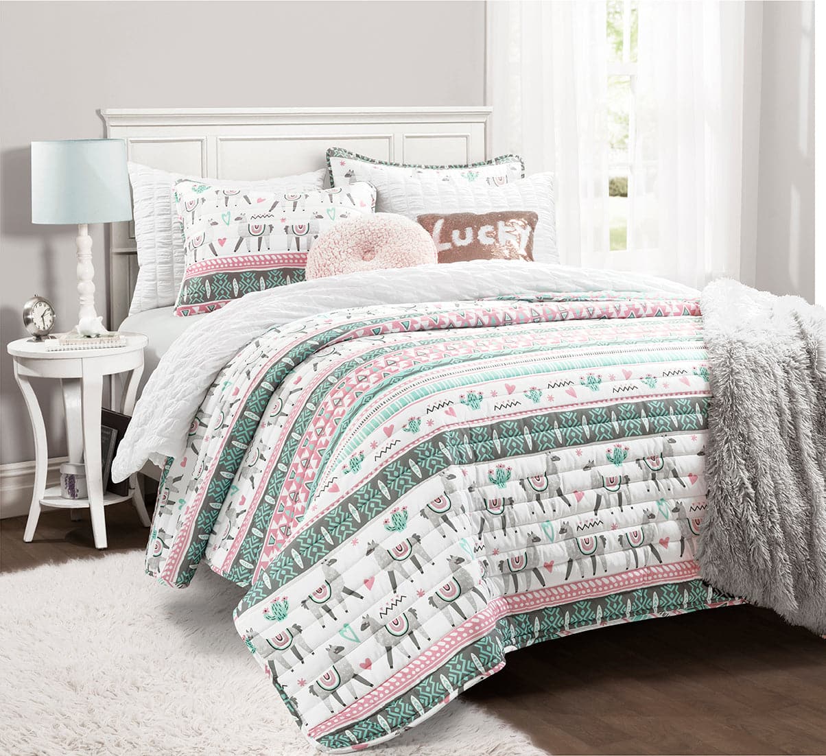Crinkle Textured Dobby Comforter Set - Image 38