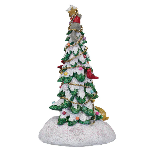 Critter Tree Lighted Figurine - Image 3