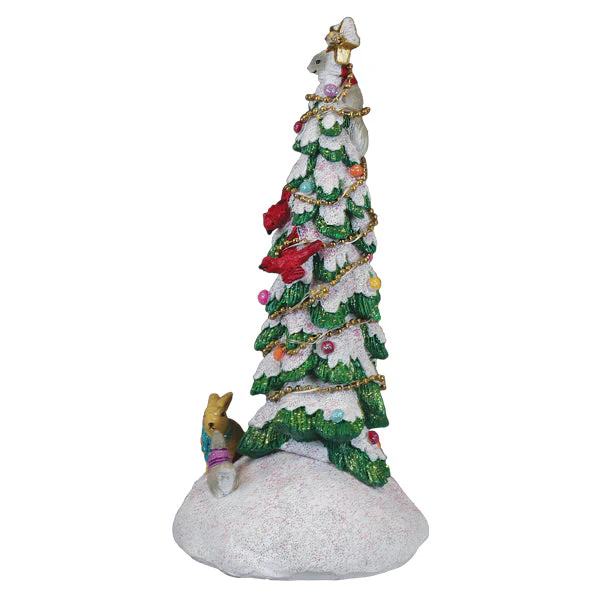 Critter Tree Lighted Figurine - Image 4