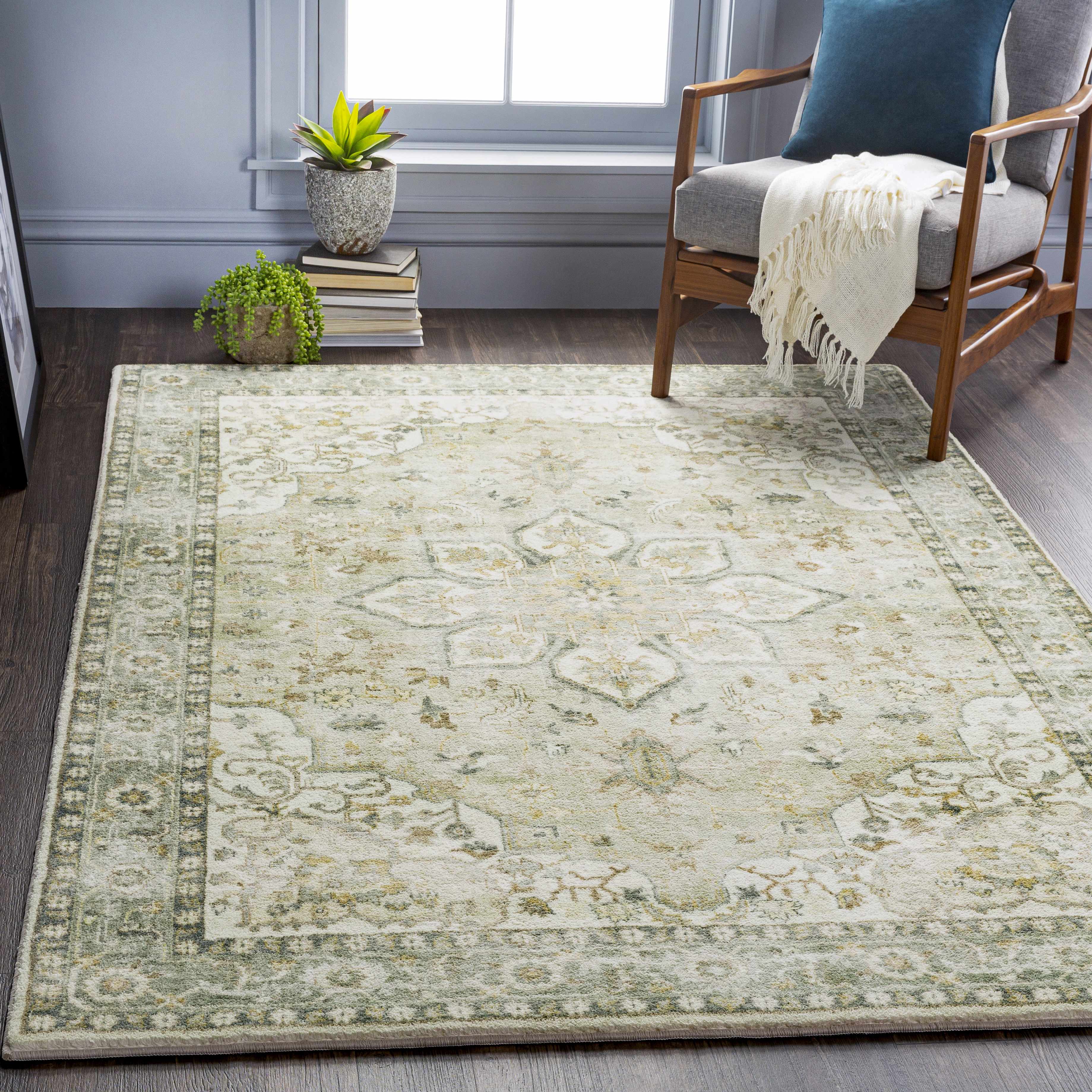 Crondall Sage Traditional Area Rug - Image 2