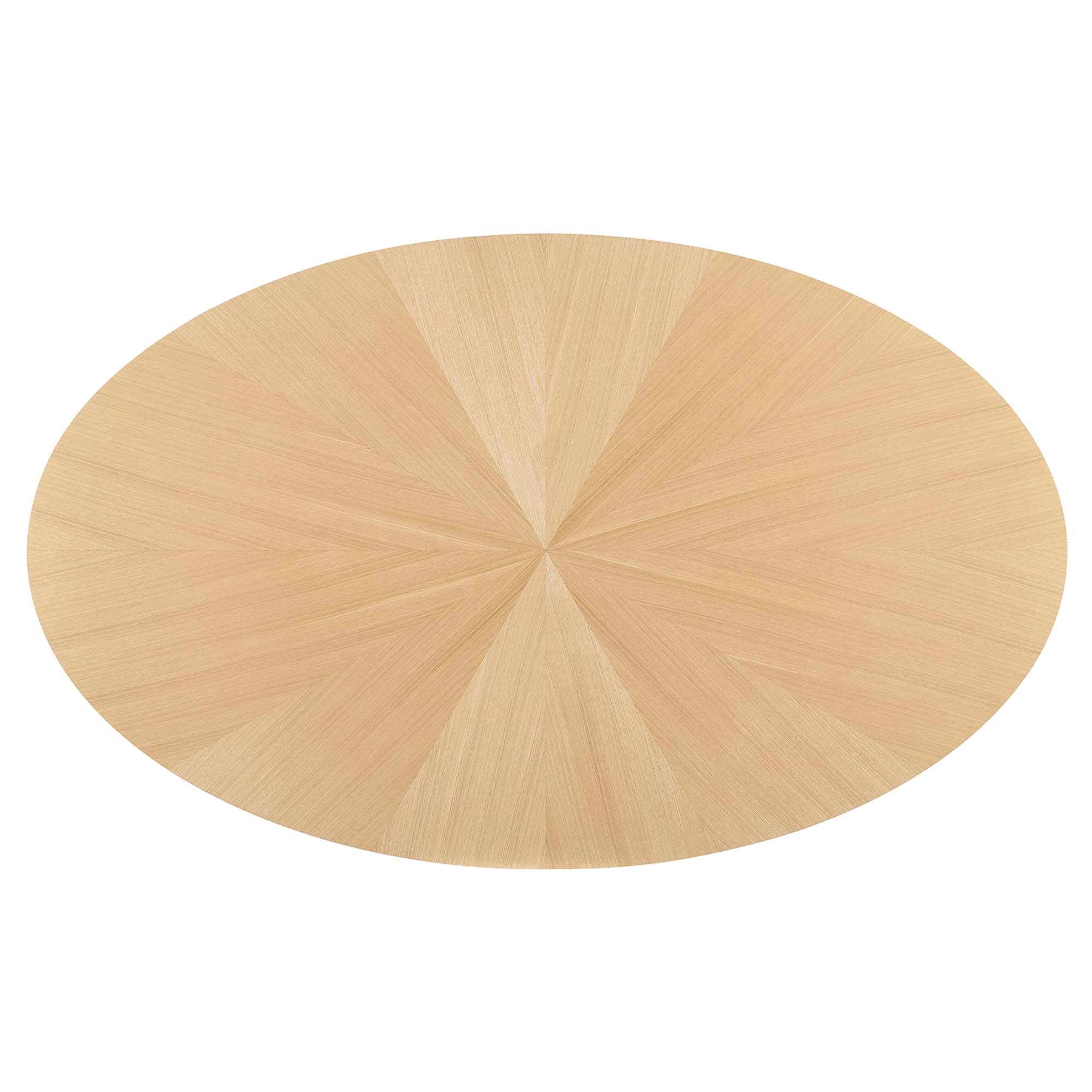 Crossroads 71" Oval Wood Dining Table by Modway - Image 10