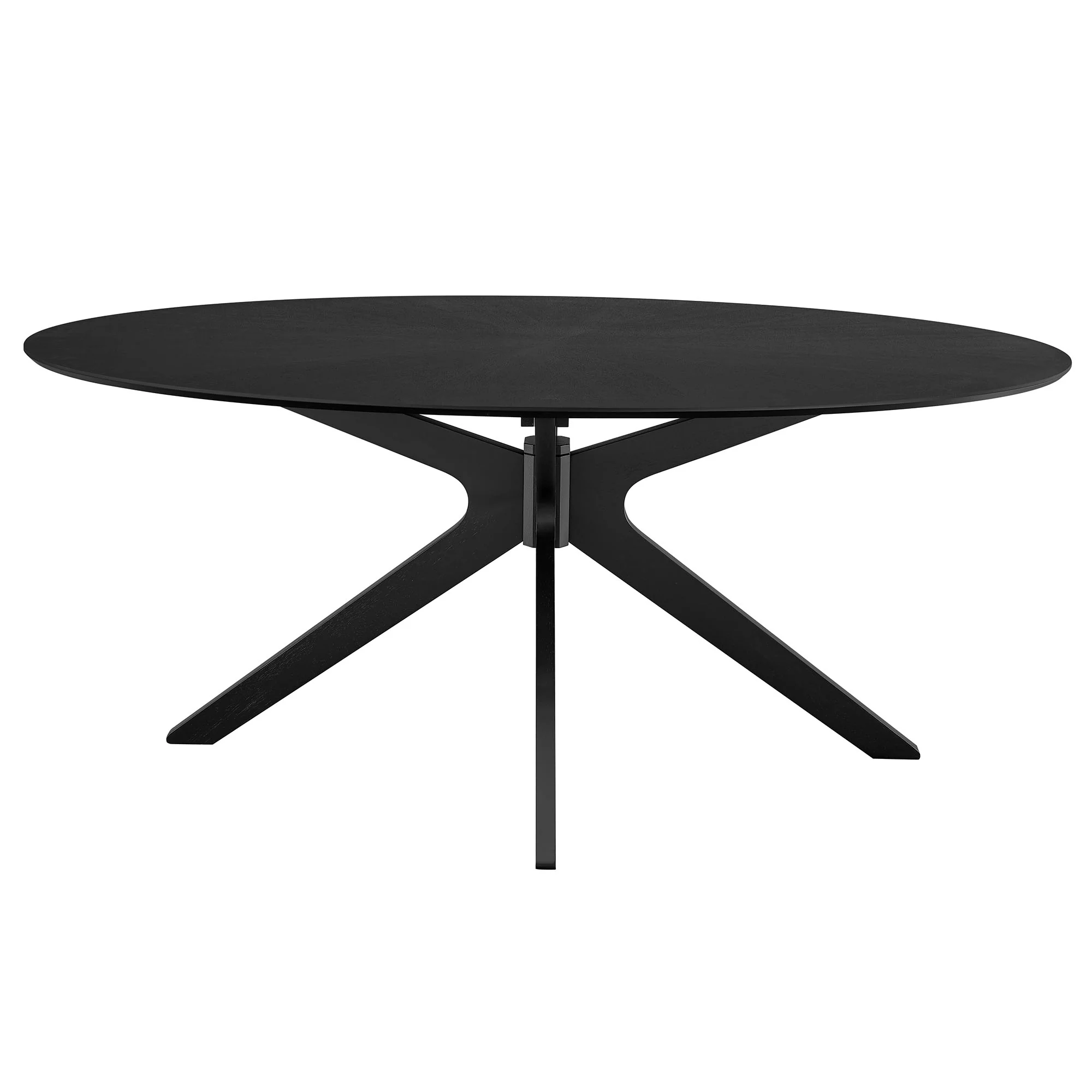Crossroads 71" Oval Wood Dining Table by Modway - Image 15