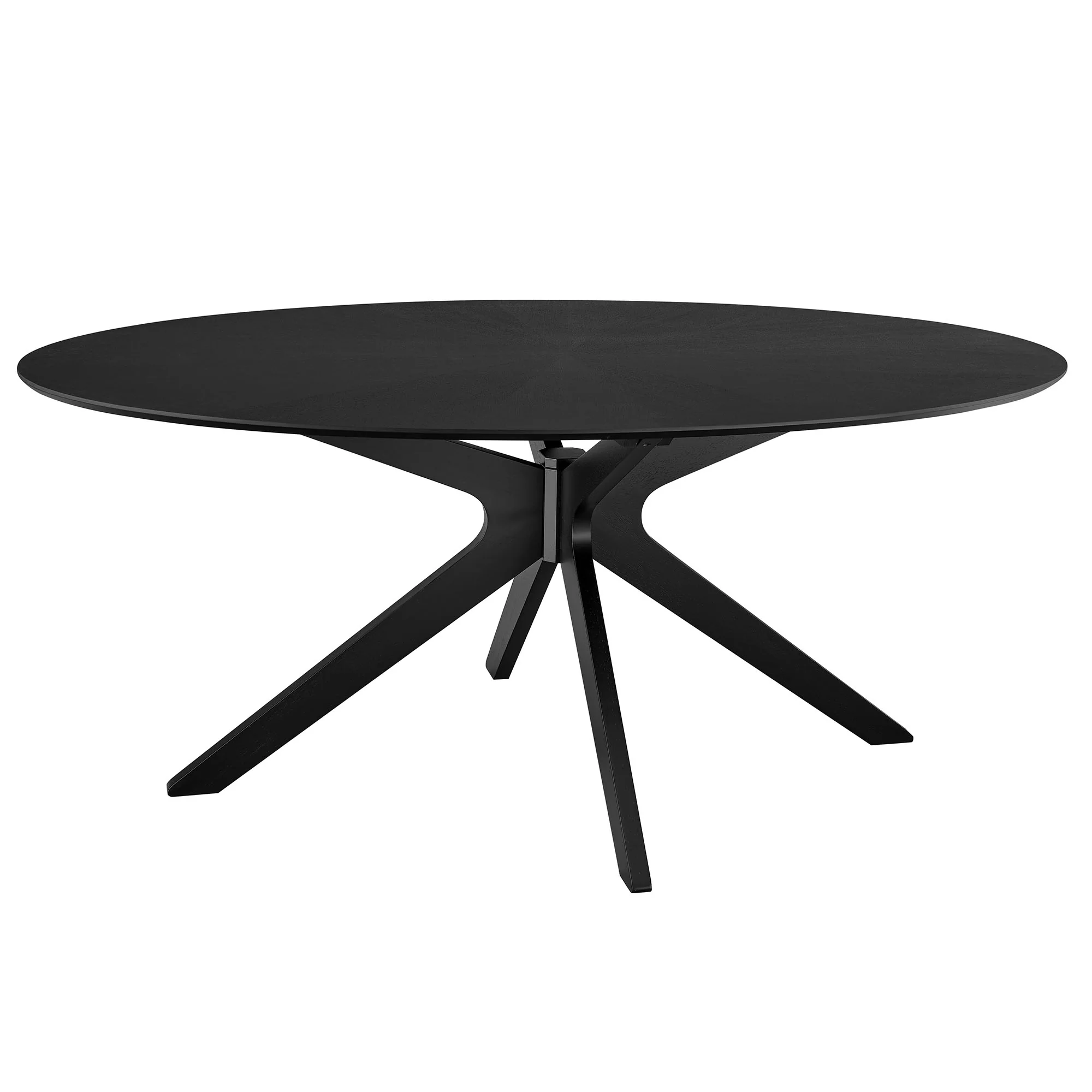 Crossroads 71" Oval Wood Dining Table by Modway - Image 21