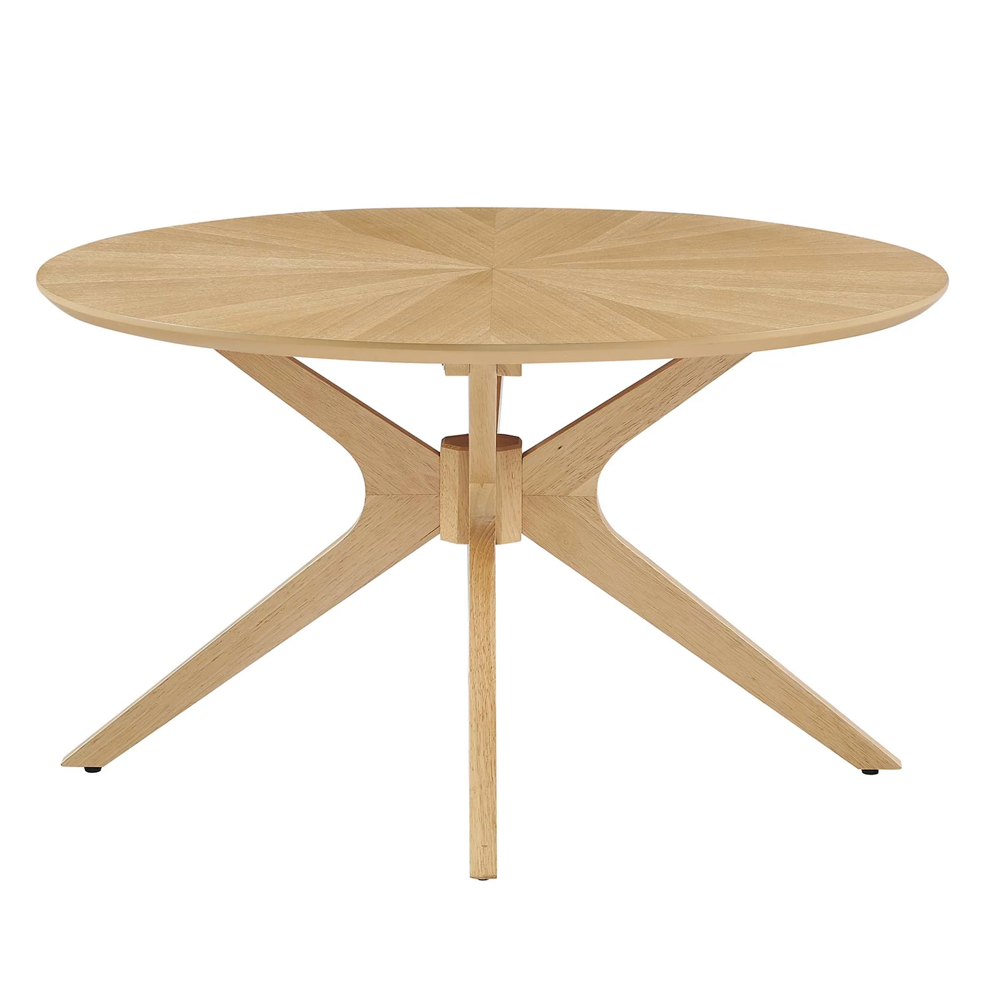 Crossroads Round Wood Coffee Table by Modway - Image 14