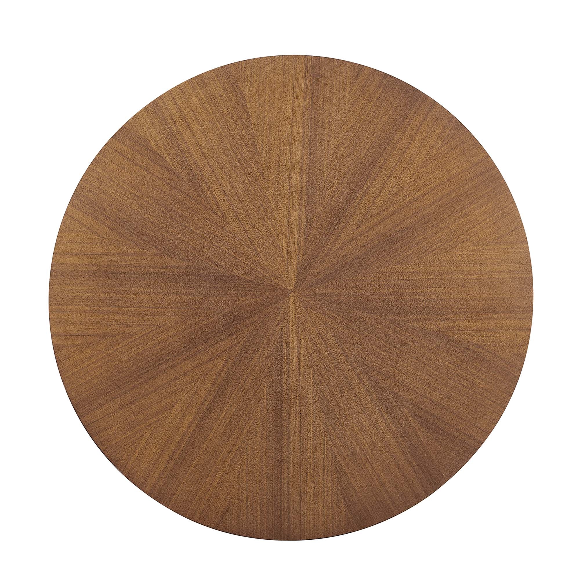 Crossroads Round Wood Coffee Table by Modway - Image 6
