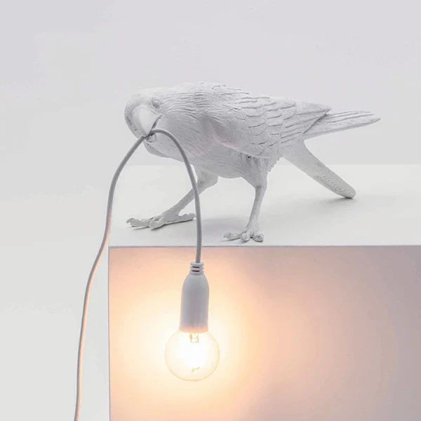 Crow Bird Wall Lamp – Resin Bedside Night Light for Bedroom & Living Room Decor - Image 19