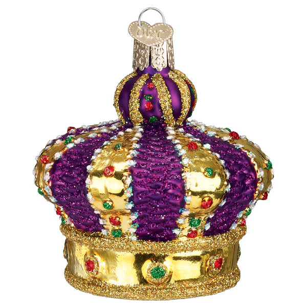 Crown Of Royalty Glass Christmas Ornament - Image 3