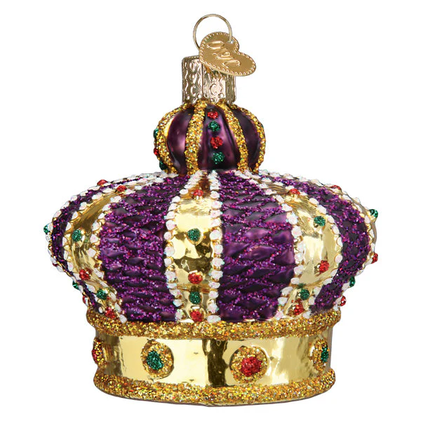Crown Of Royalty Glass Christmas Ornament - Image 4