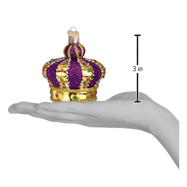Crown Of Royalty Glass Christmas Ornament - Image 6