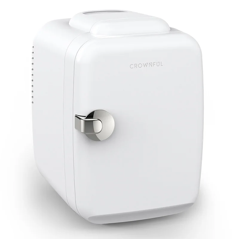 Crownful 4L Mini Fridge Portable Beauty Cooler Warmer Car Home Travel - Image 8