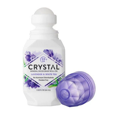 Crystal Essence Deodorant Roll-On Lavender & White Tea 2.25 Oz - New - Image 3