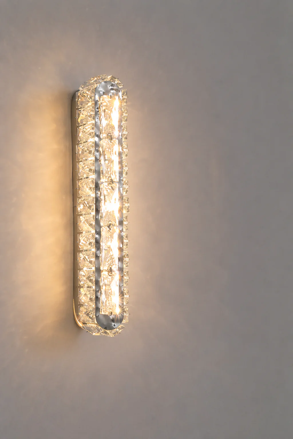 Crystal Strip Wall Sconce Gold Silver LED Living Room Bedside Corridor Light - Image 8