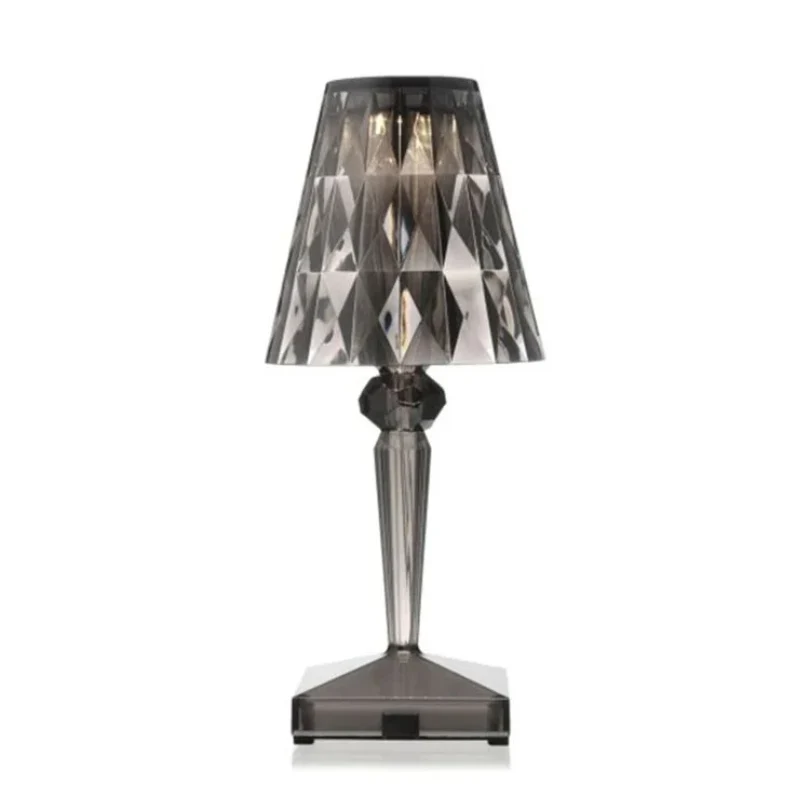 Crystal Table Lamp Luxury Bedside Nightstand Glam Lighting Decor - Image 4