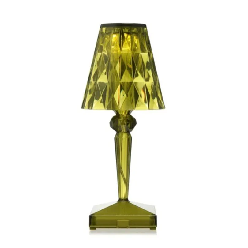 Crystal Table Lamp Luxury Bedside Nightstand Glam Lighting Decor - Image 5
