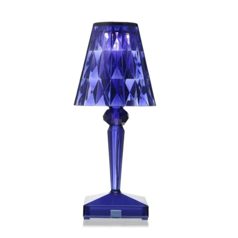 Crystal Table Lamp Luxury Bedside Nightstand Glam Lighting Decor - Image 7