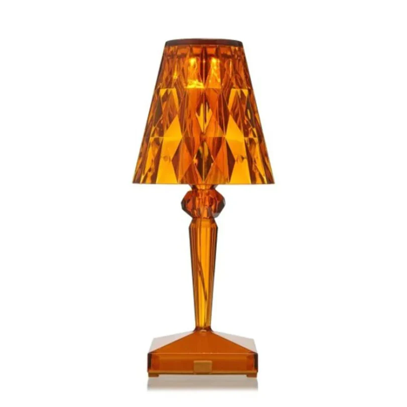 Crystal Table Lamp Luxury Bedside Nightstand Glam Lighting Decor - Image 8