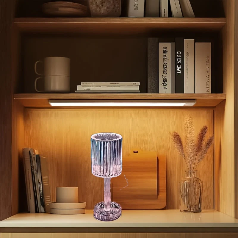 Crystal Touch Control Bedside Lamp – Dimmable USB LED Light with Rechargeable Battery - Image 6