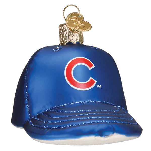 Cubs Baseball Cap Ornament - Image 3