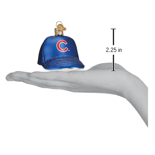 Cubs Baseball Cap Ornament - Image 4