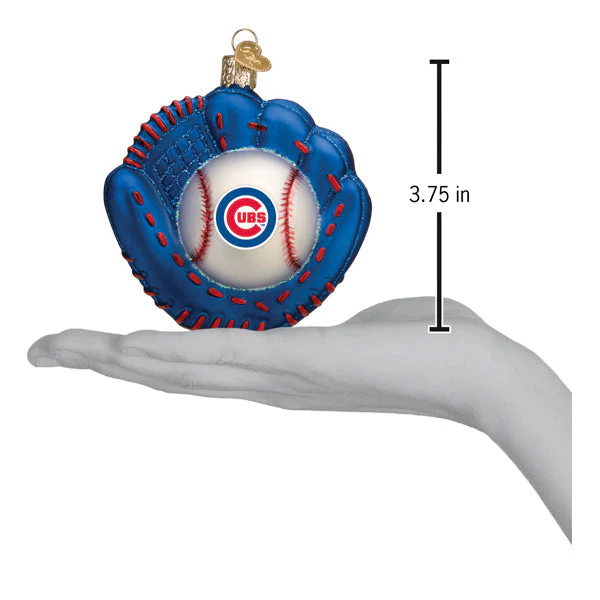 Cubs Baseball Mitt Ornament - Image 5