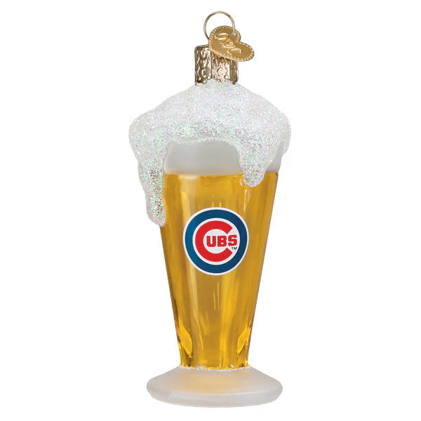 Cubs Glass Of Beer Ornament - Image 3