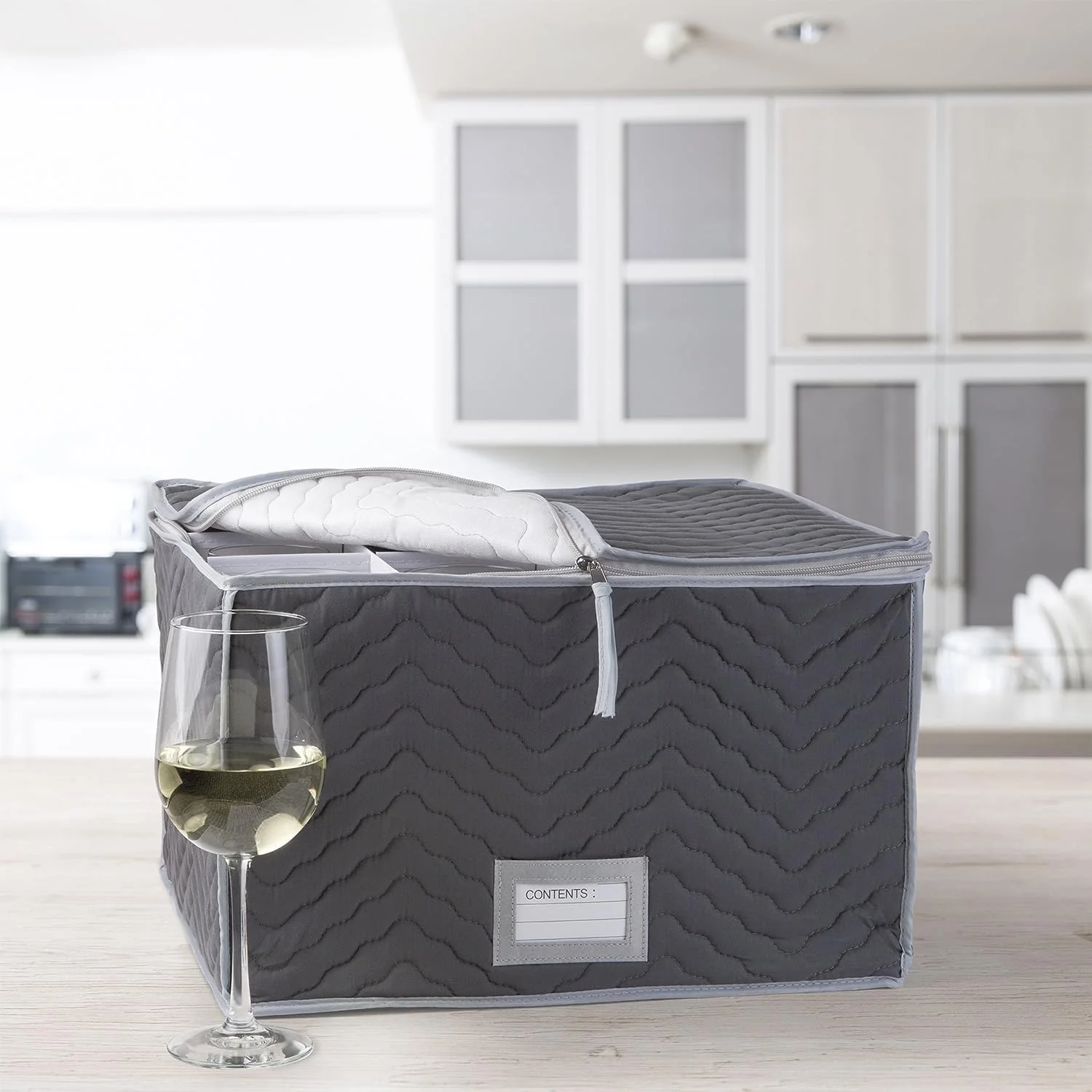 Cup Storage Chest - Deluxe Quilted Microfiber - Image 5