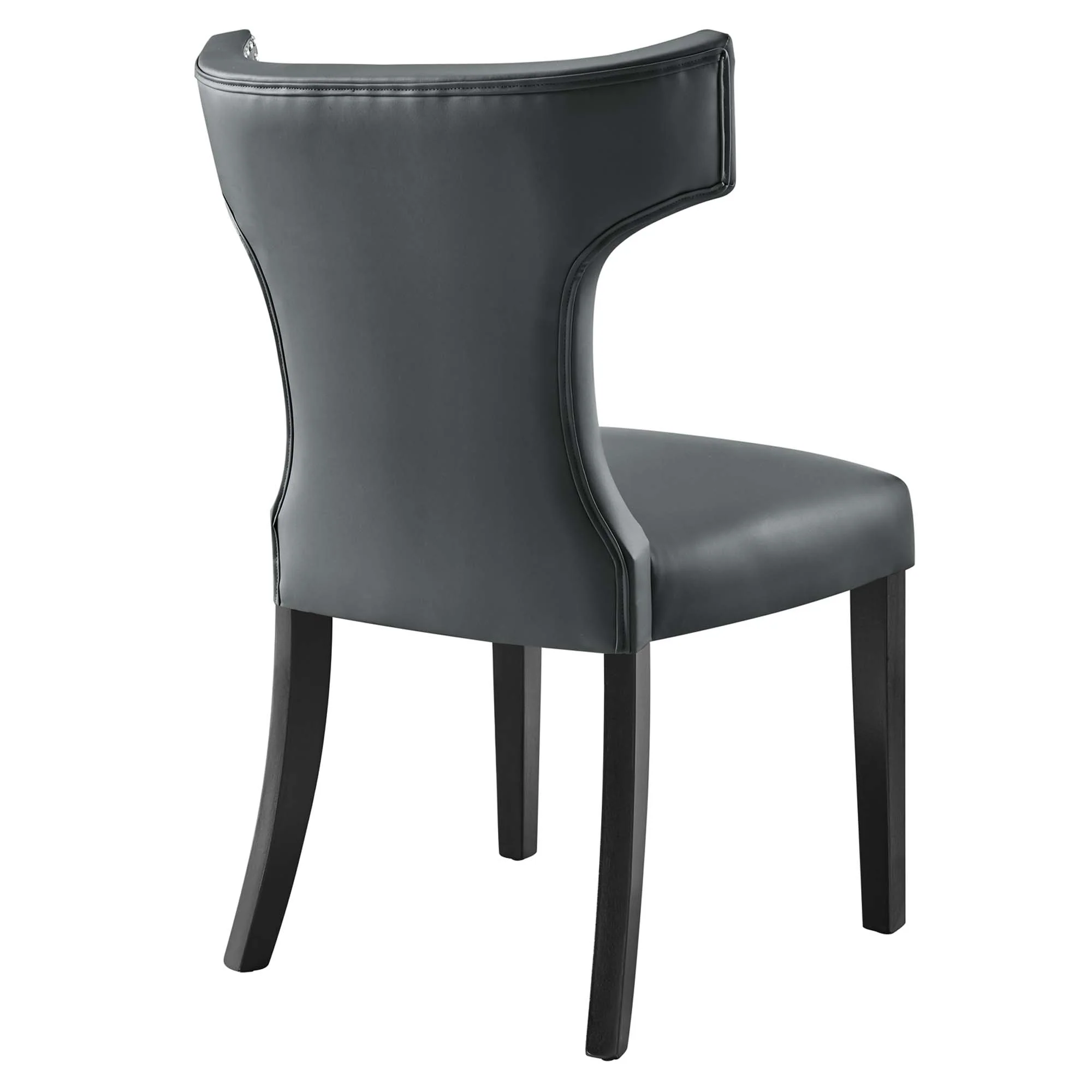 Curve Vegan Leather Dining Chair by Modway - Image 11