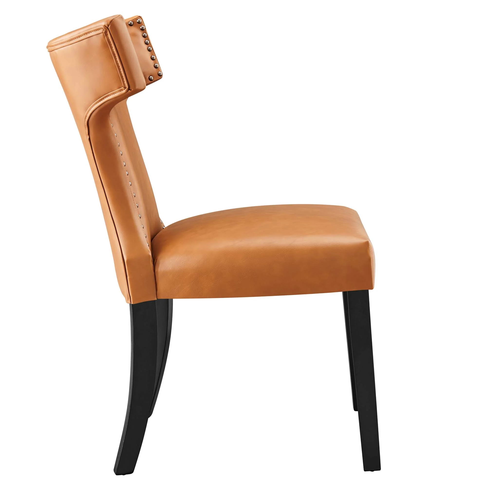 Curve Vegan Leather Dining Chair by Modway - Image 3