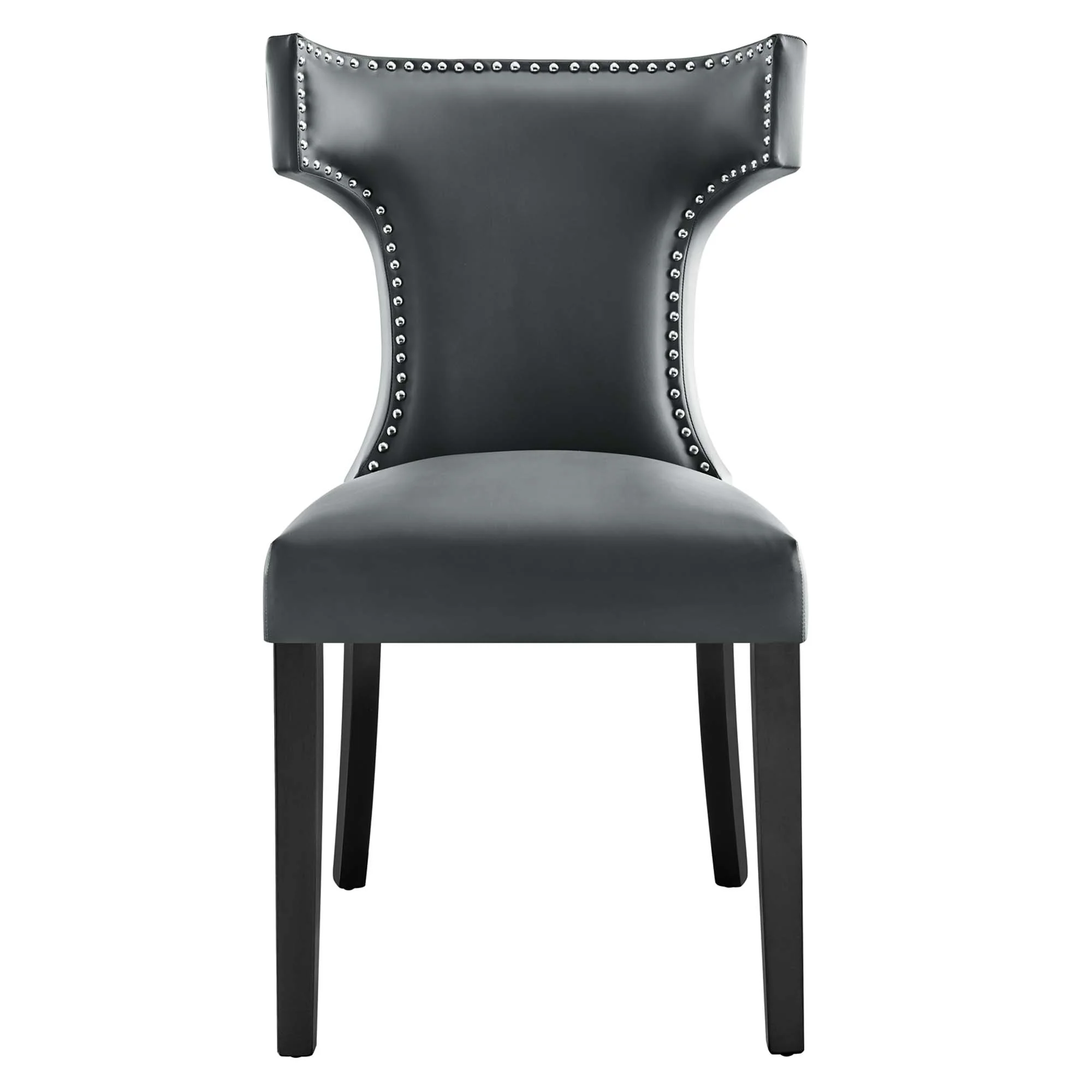 Curve Vegan Leather Dining Chair by Modway - Image 9