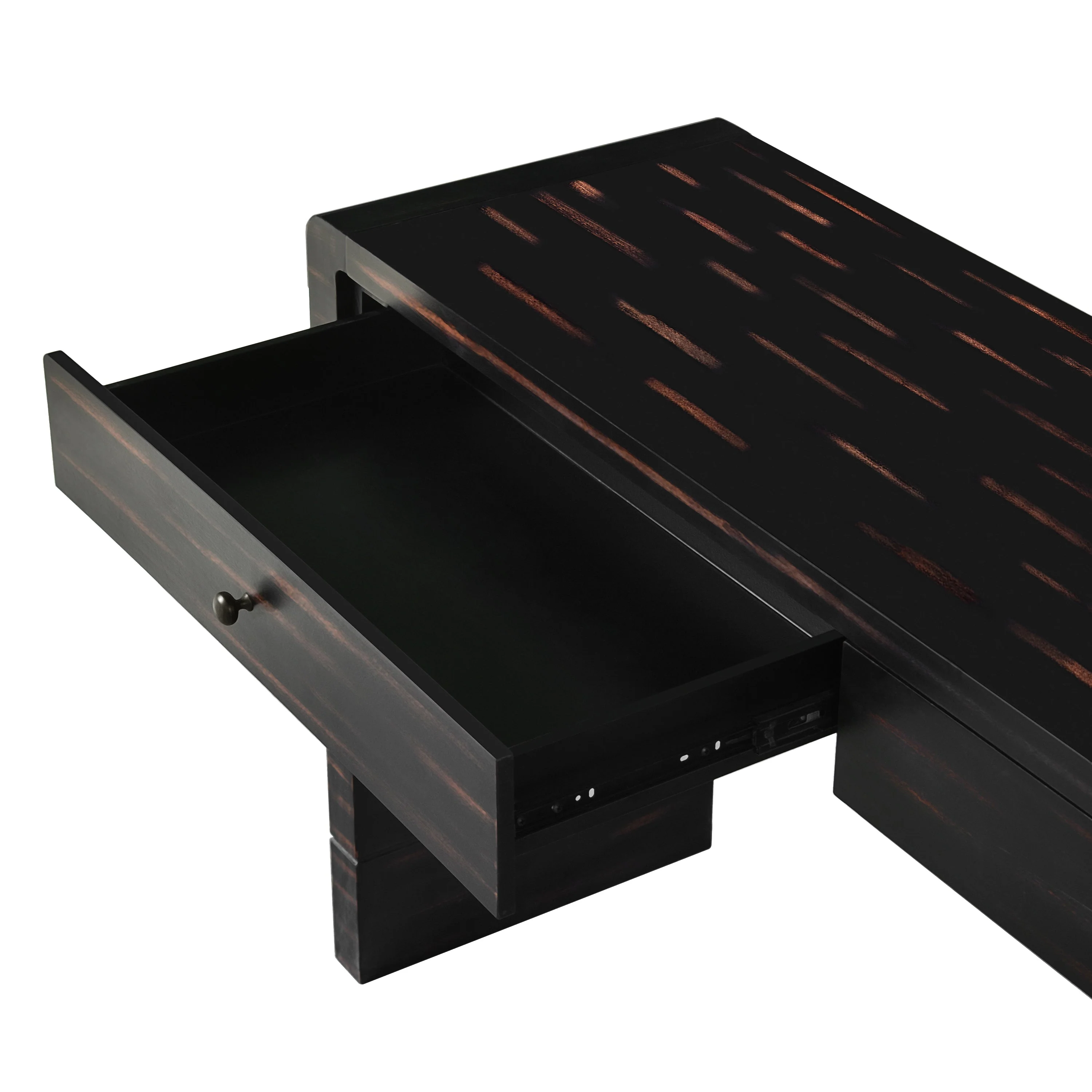 Curved Console Table with Storage - Image 10