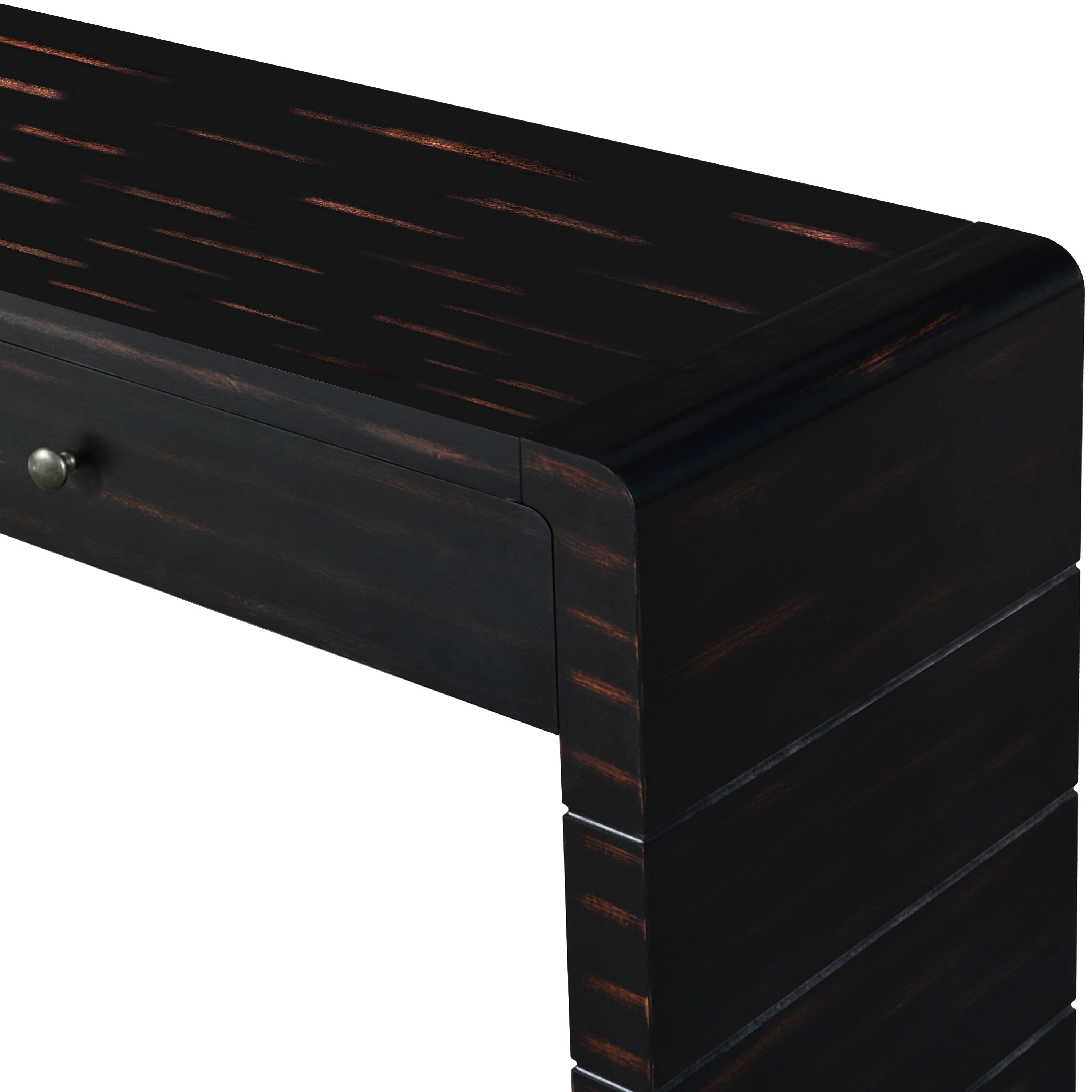 Curved Console Table with Storage - Image 11