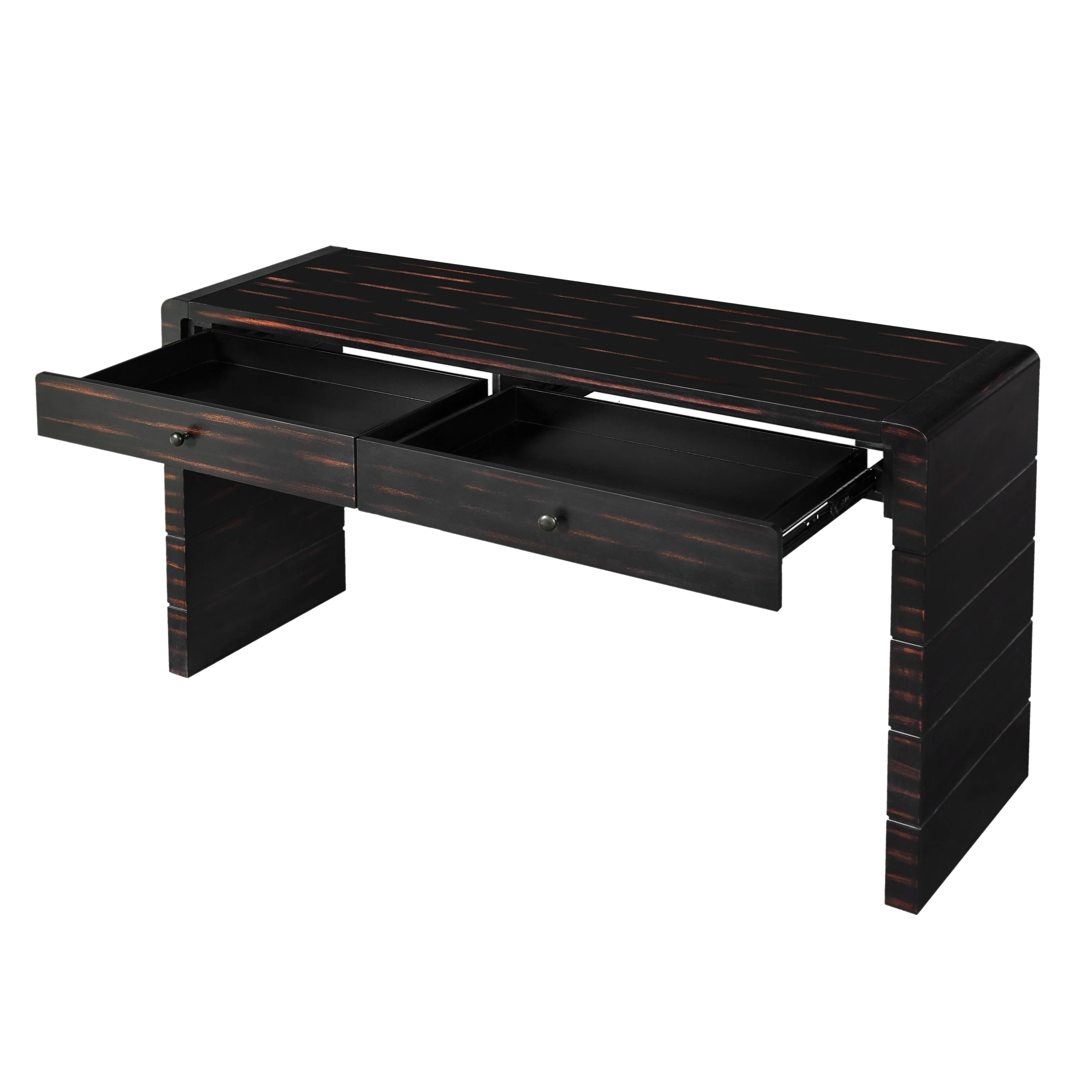 Curved Console Table with Storage - Image 13