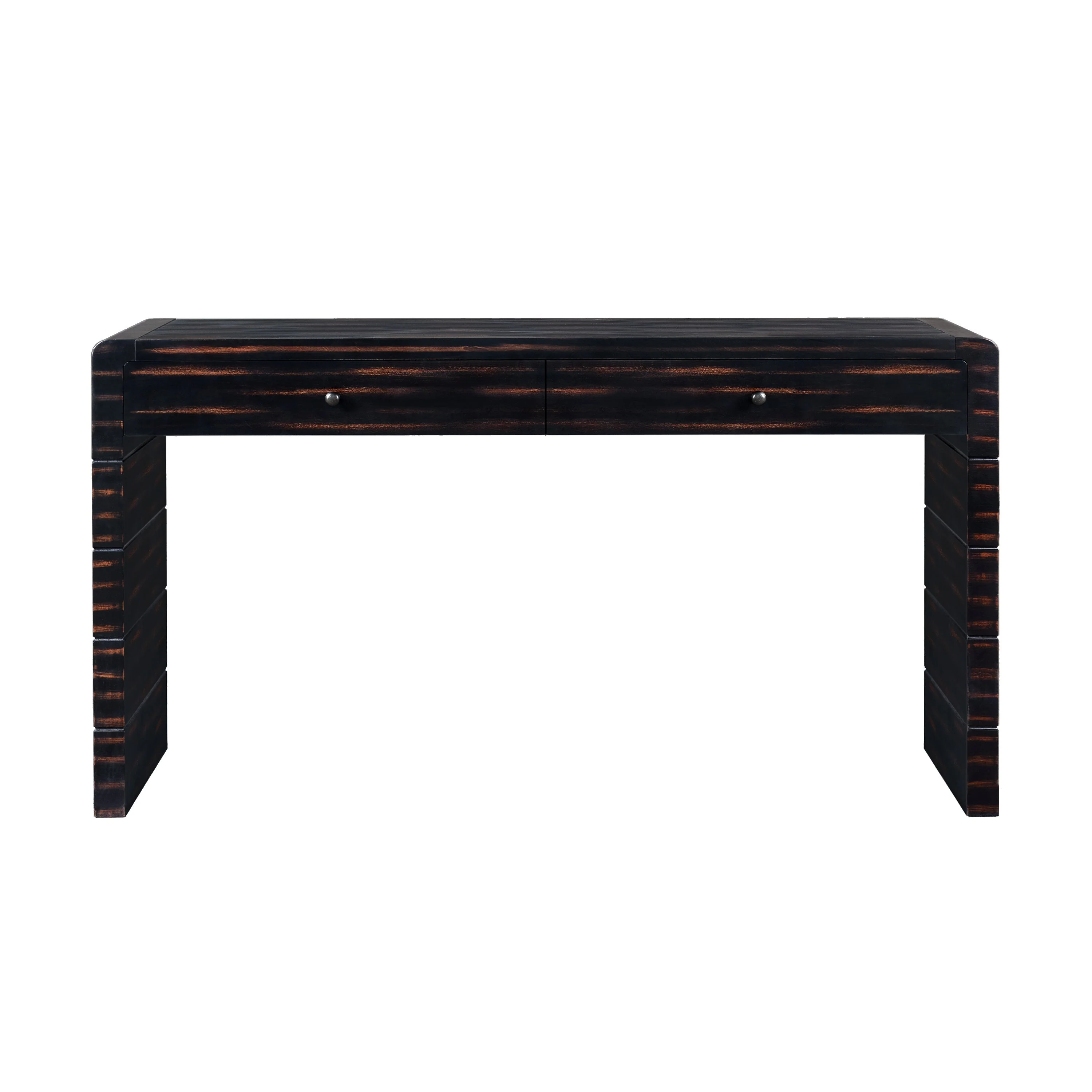 Curved Console Table with Storage - Image 14