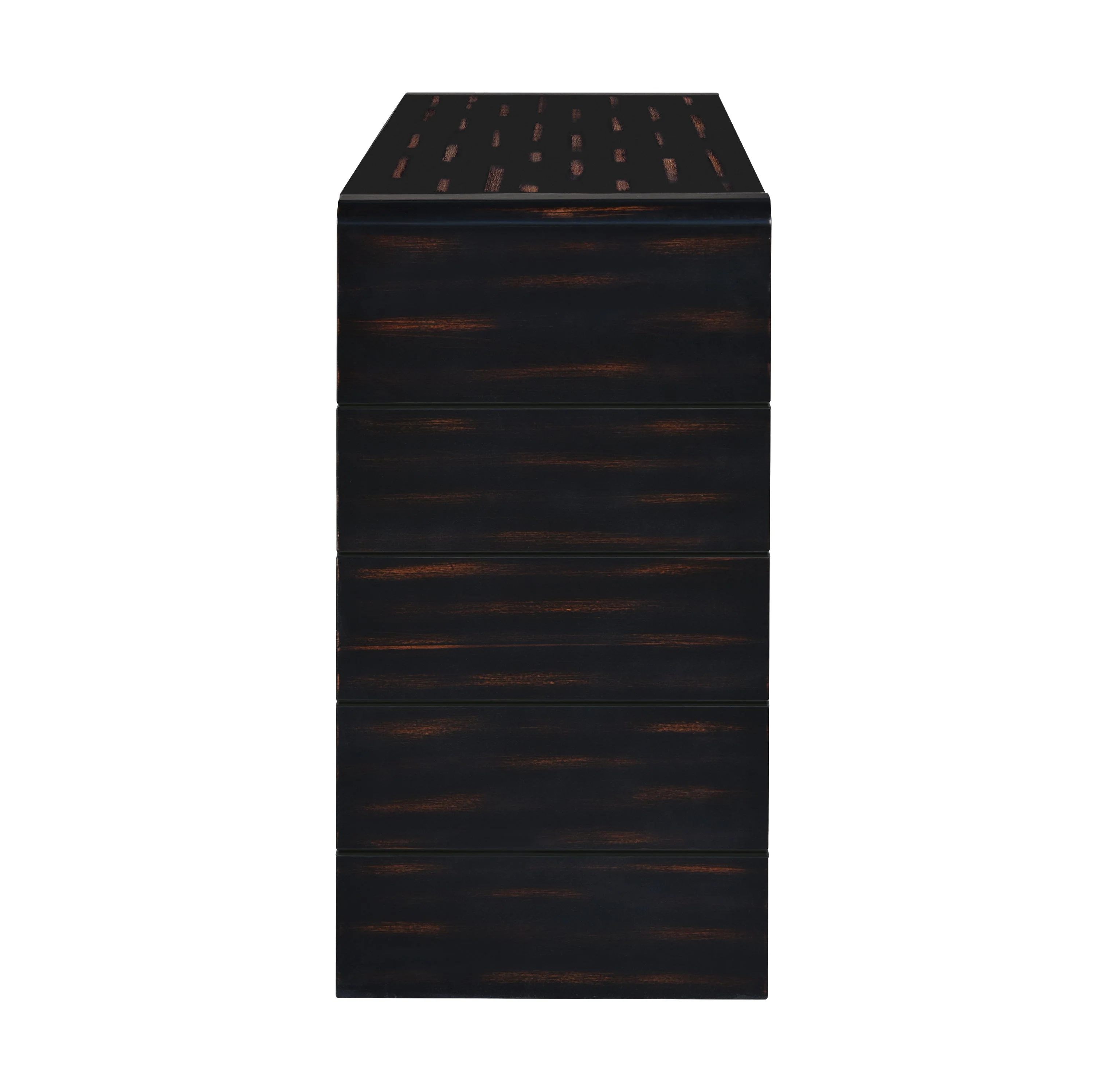 Curved Console Table with Storage - Image 15