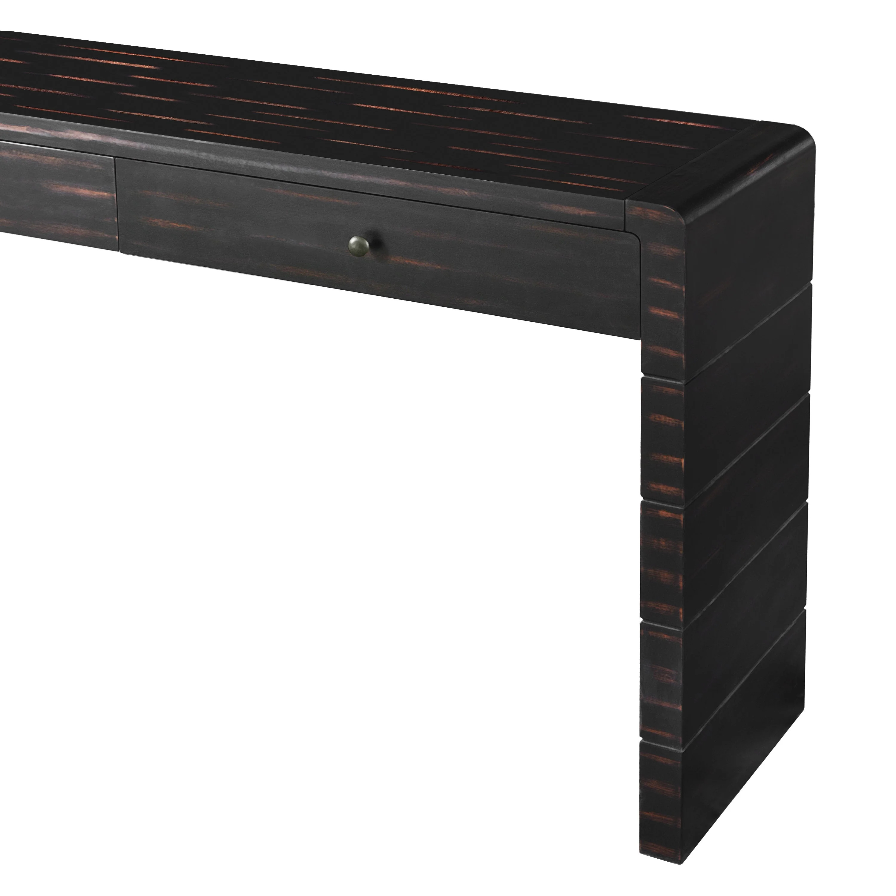 Curved Console Table with Storage - Image 23