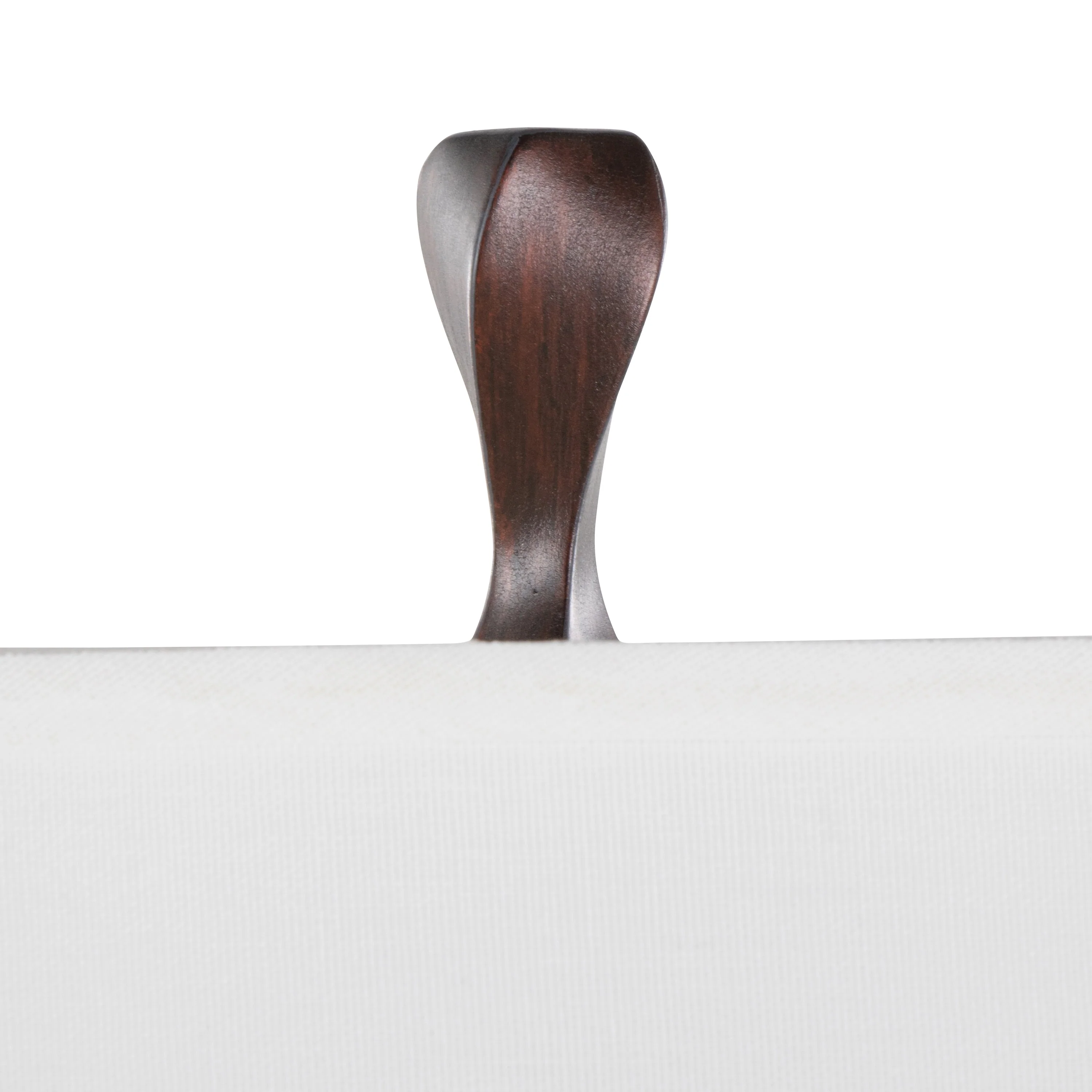 Curvo 2-Piece Copper Bronze Polyresin Table Lamps with Linen Shade - Image 4