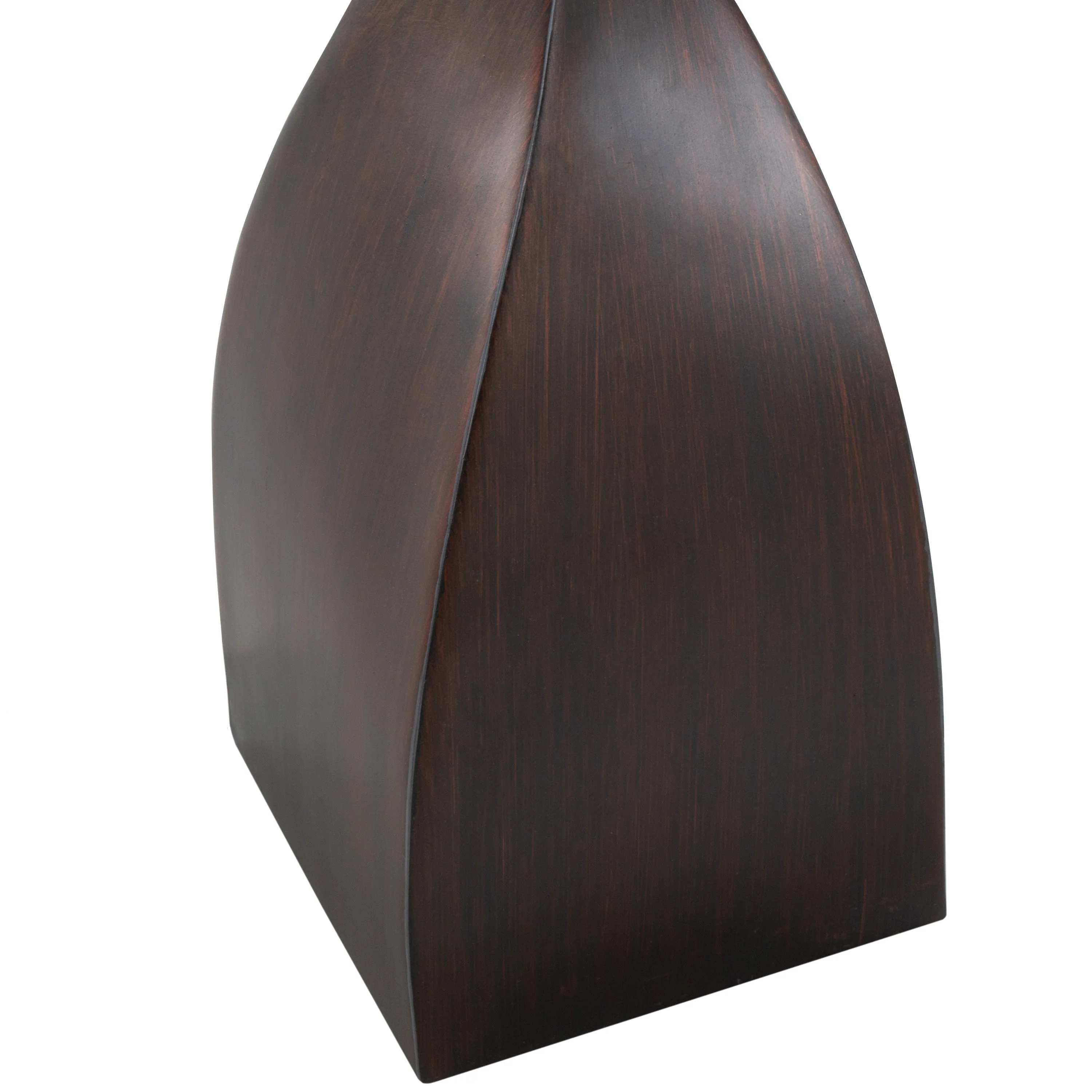 Curvo 2-Piece Copper Bronze Polyresin Table Lamps with Linen Shade - Image 5