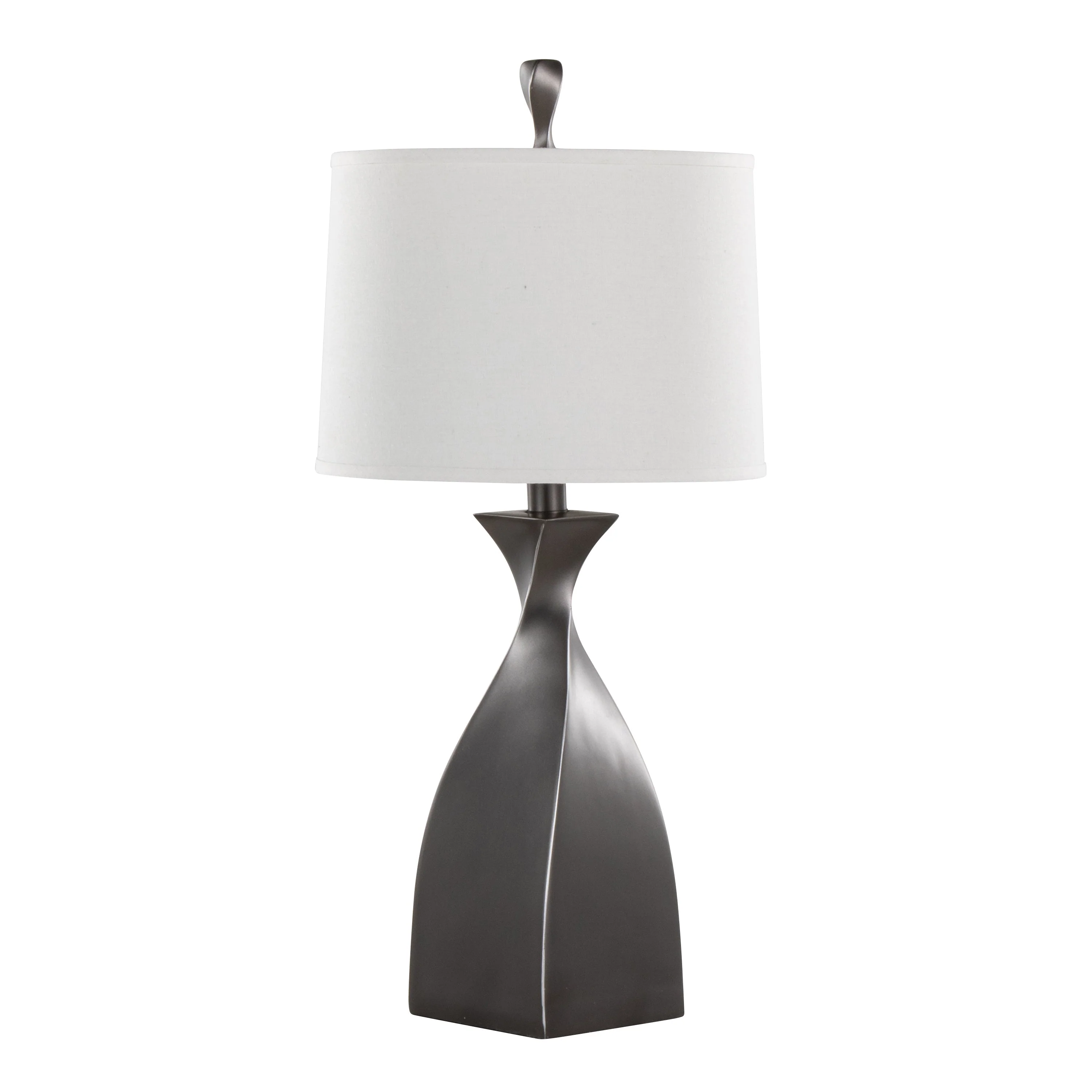 Curvo 30" Contemporary Polyresin Table Lamp - Set of 2 - Image 2