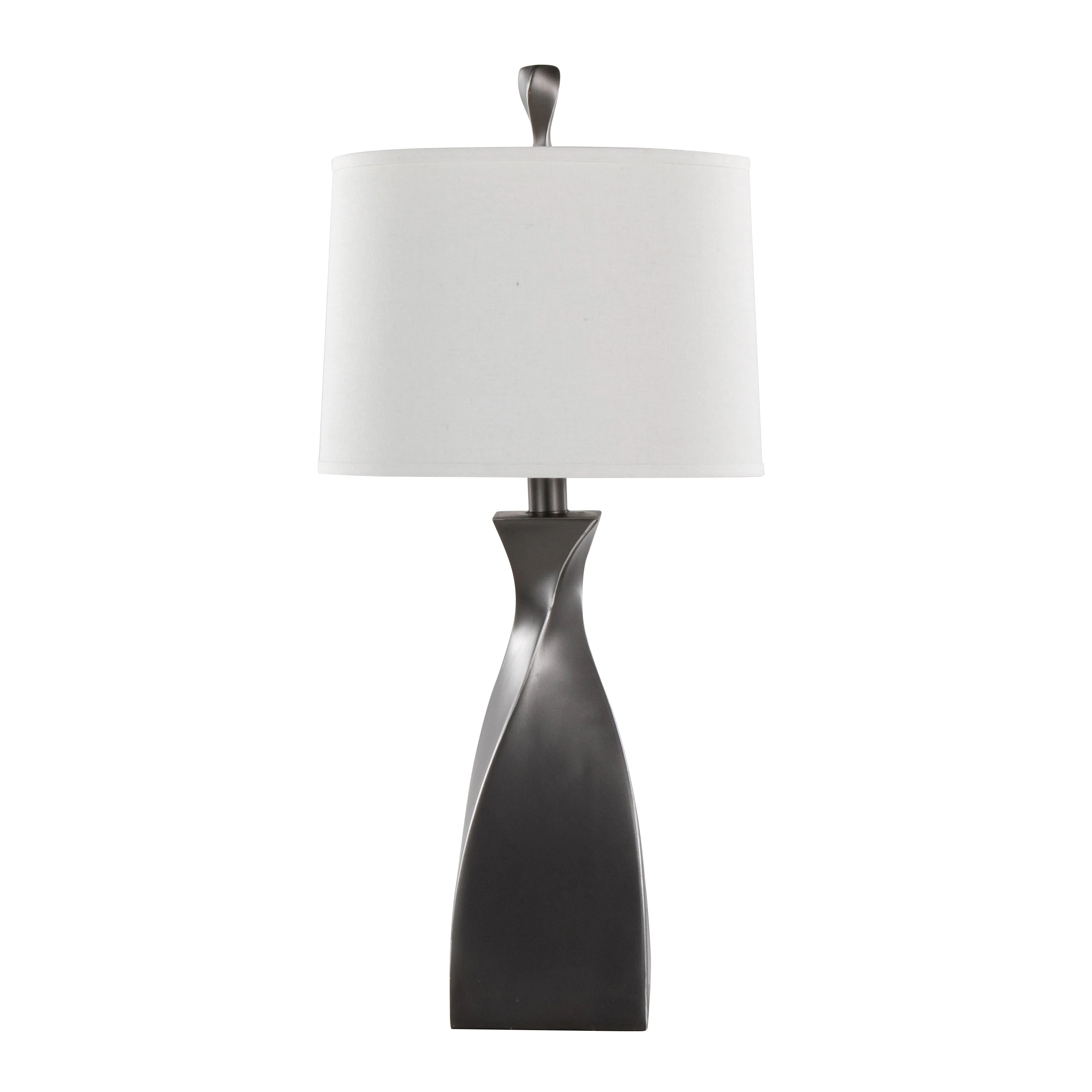 Curvo 30" Contemporary Polyresin Table Lamp - Set of 2 - Image 4