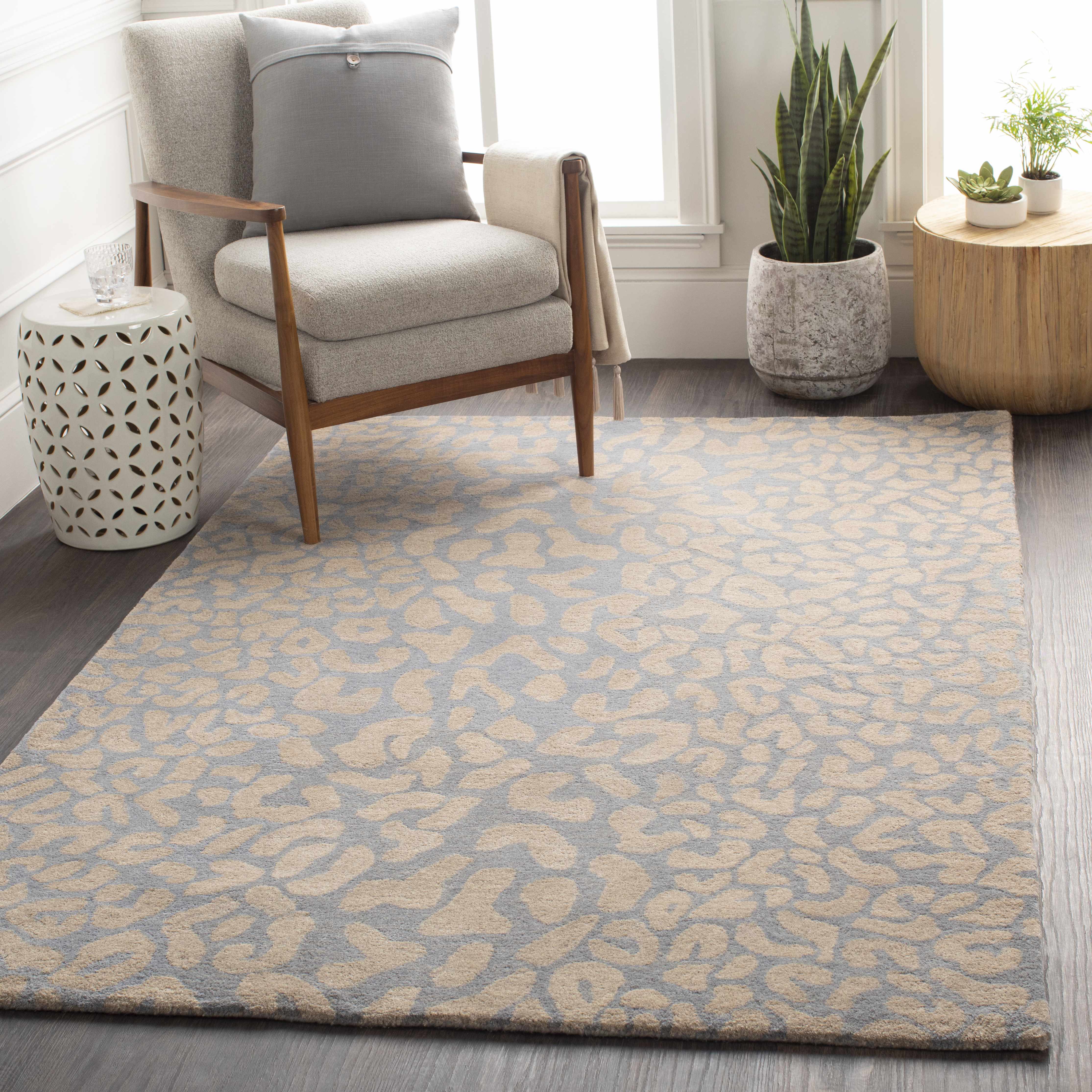 Curwensville Leopard Print Area Rug - Clearance - Image 2