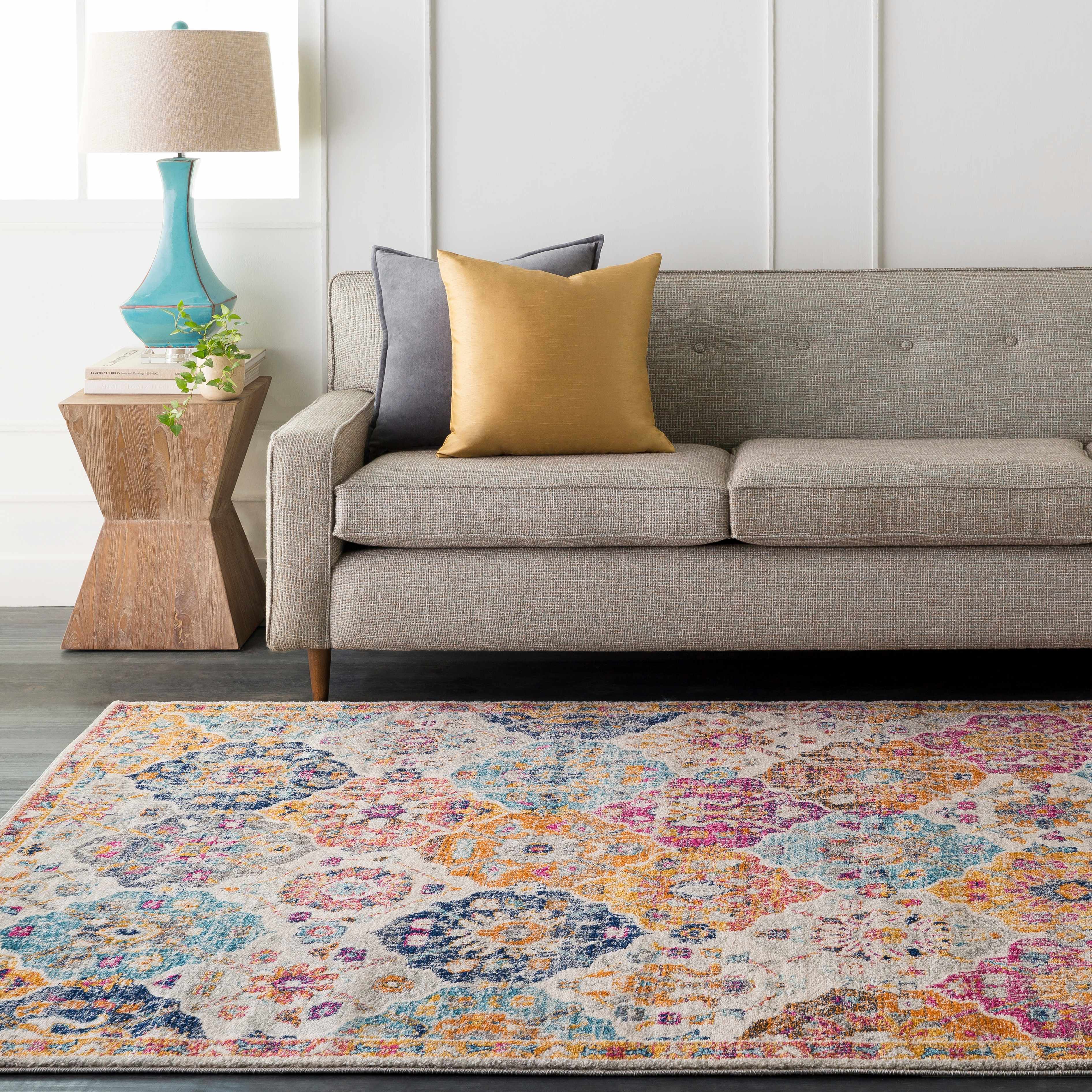 Custar Colorful Area Rug - Image 10